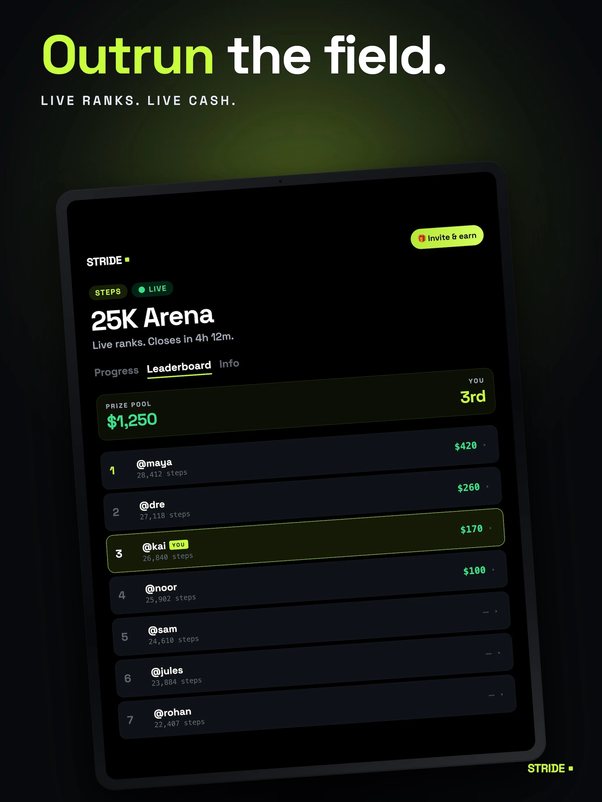 Stride: Move. Compete. Win. screenshot
