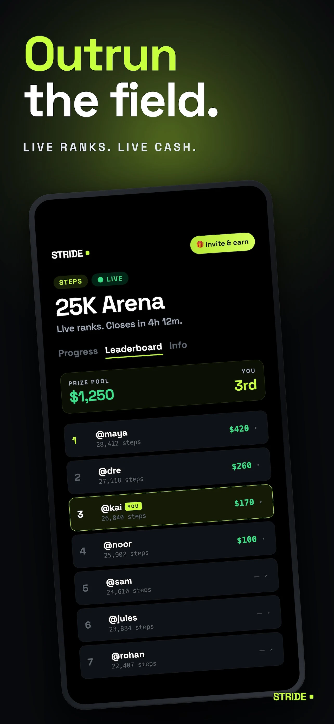 Stride: Move. Compete. Win. screenshot